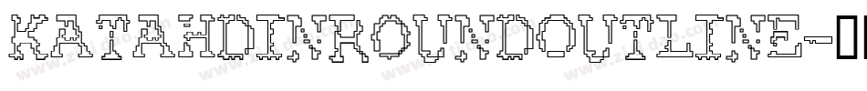 katahdinRoundOutline字体转换