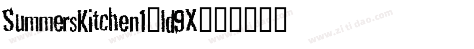 SummersKitchen1-ld9X字体转换