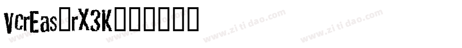 VcrEas-rX3K字体转换