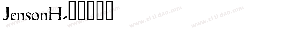 JensonH字体转换