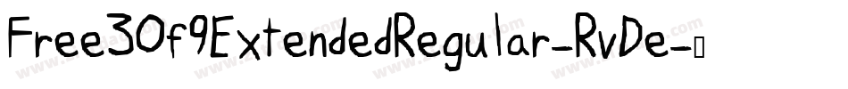 Free3Of9ExtendedRegular-RvDe字体转换