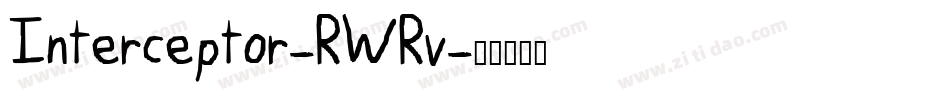 Interceptor-RWRv字体转换