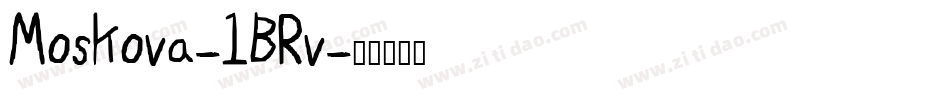 Moskova-1BRv字体转换