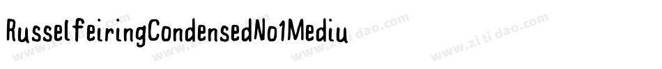 RusselfeiringCondensedNo1Medium-7Z8l字体转换
