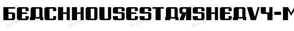 BeachHouseStarsHeavy-MA5J字体转换