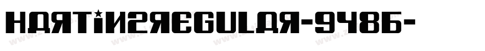 Hartin2Regular-9Y8B字体转换