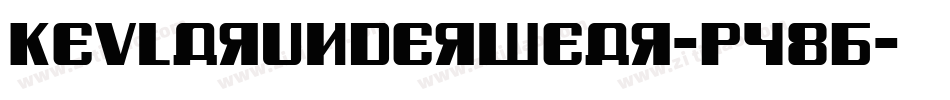 KevlarUnderwear-PY8B字体转换