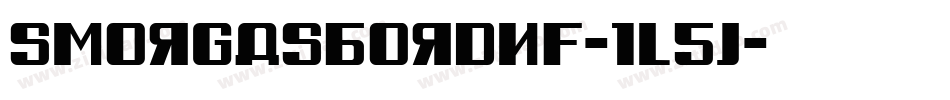 SmorgasbordNf-1l5j字体转换