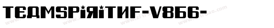 TeamSpiritNf-V8B6字体转换