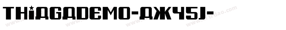 ThiagaDemo-axY5J字体转换