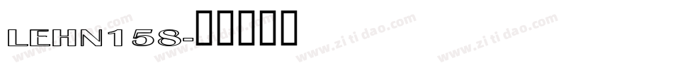 LEHN158字体转换