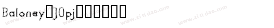 Baloney-JOpj字体转换