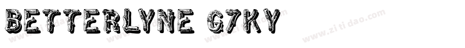 Betterlyne-G7Ky字体转换