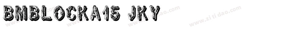 BmBlockA15-jKy字体转换