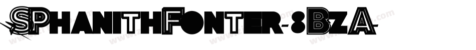 SPhanithFonter-8BzA字体转换