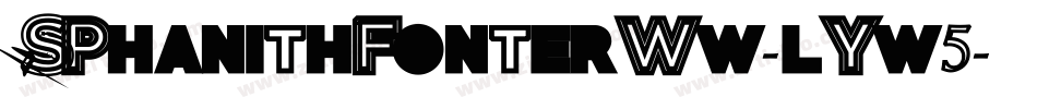 SPhanithFonterWw-lYw5字体转换