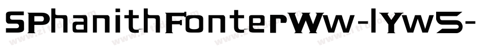 SPhanithFonterWw-lYw5字体转换