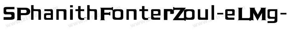 SPhanithFonterZoul-eLMg字体转换