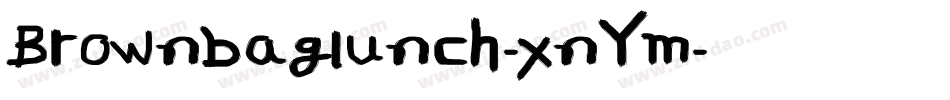 Brownbaglunch-xnYm字体转换