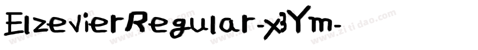 ElzevierRegular-x3Ym字体转换