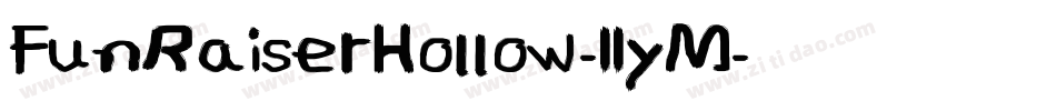 FunRaiserHollow-11yM字体转换