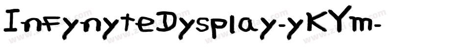 InfynyteDysplay-yKYm字体转换