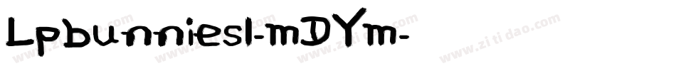 Lpbunnies1-mDYm字体转换
