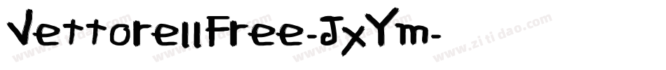 VettorellFree-JxYm字体转换