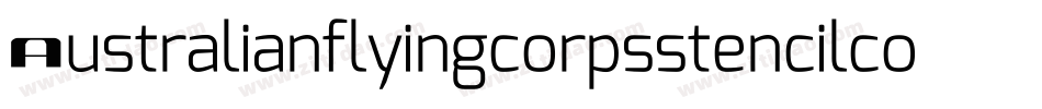Australianflyingcorpsstencilco-epnm字体转换