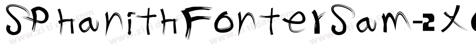 SPhanithFonterSam-2XOK字体转换