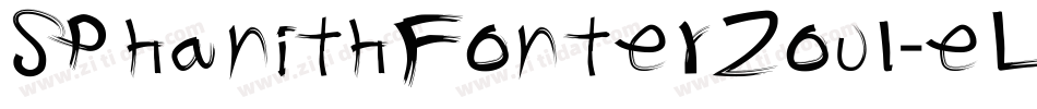 SPhanithFonterZoul-eLMg字体转换