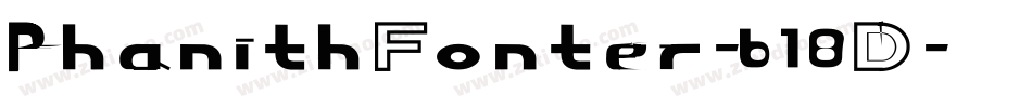 PhanithFonter-618D字体转换