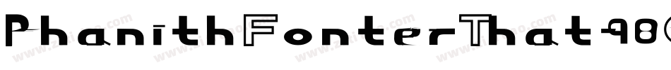 PhanithFonterThat-98GL字体转换