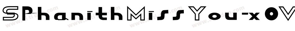 SPhanithMissYou-x0V8字体转换