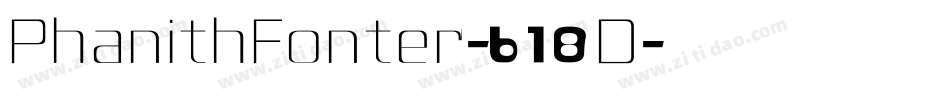 PhanithFonter-618D字体转换