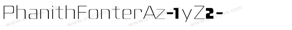 PhanithFonterAz-1yZ2字体转换