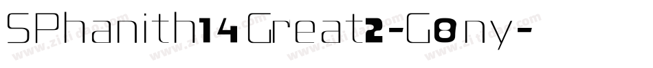 SPhanith14Great2-G8ny字体转换