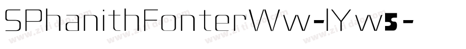 SPhanithFonterWw-lYw5字体转换