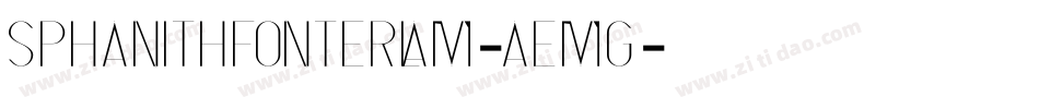 SPhanithFonterLam-aeMg字体转换