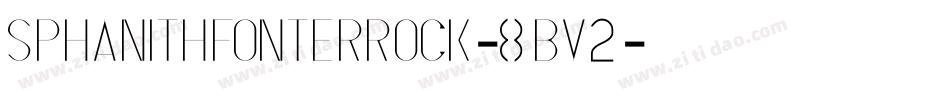 SPhanithFonterRock-8BV2字体转换