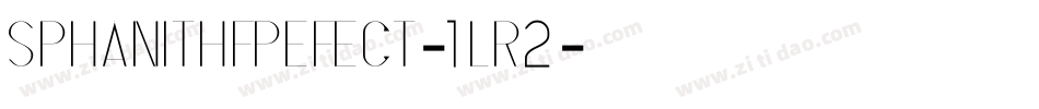 SPhanithFpefect-1LR2字体转换