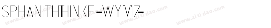 SPhanithThinke-wYmZ字体转换