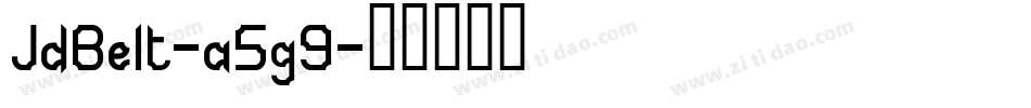 JdBelt-a5g9字体转换