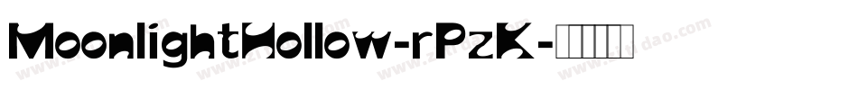 MoonlightHollow-rPzK字体转换