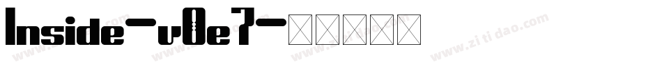 Inside-v0e7字体转换