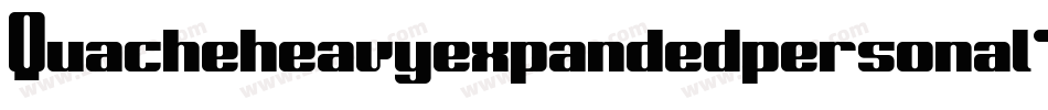 Quacheheavyexpandedpersonal-owX2a字体转换