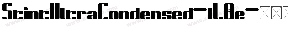 StintUltraCondensed-lL0e字体转换