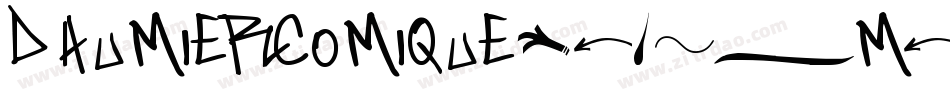 Daumiercomique1836-m8Zj字体转换