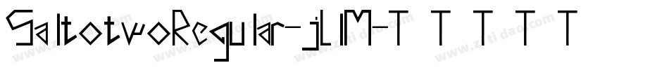 SaltotwoRegular-jLlM字体转换
