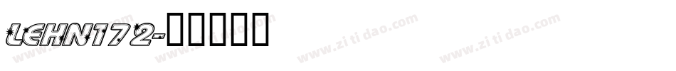 LEHN172字体转换